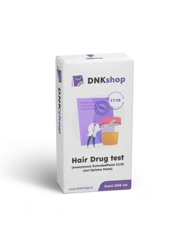 Test na droge iz kose – (5, 7, 13, 18 droga)